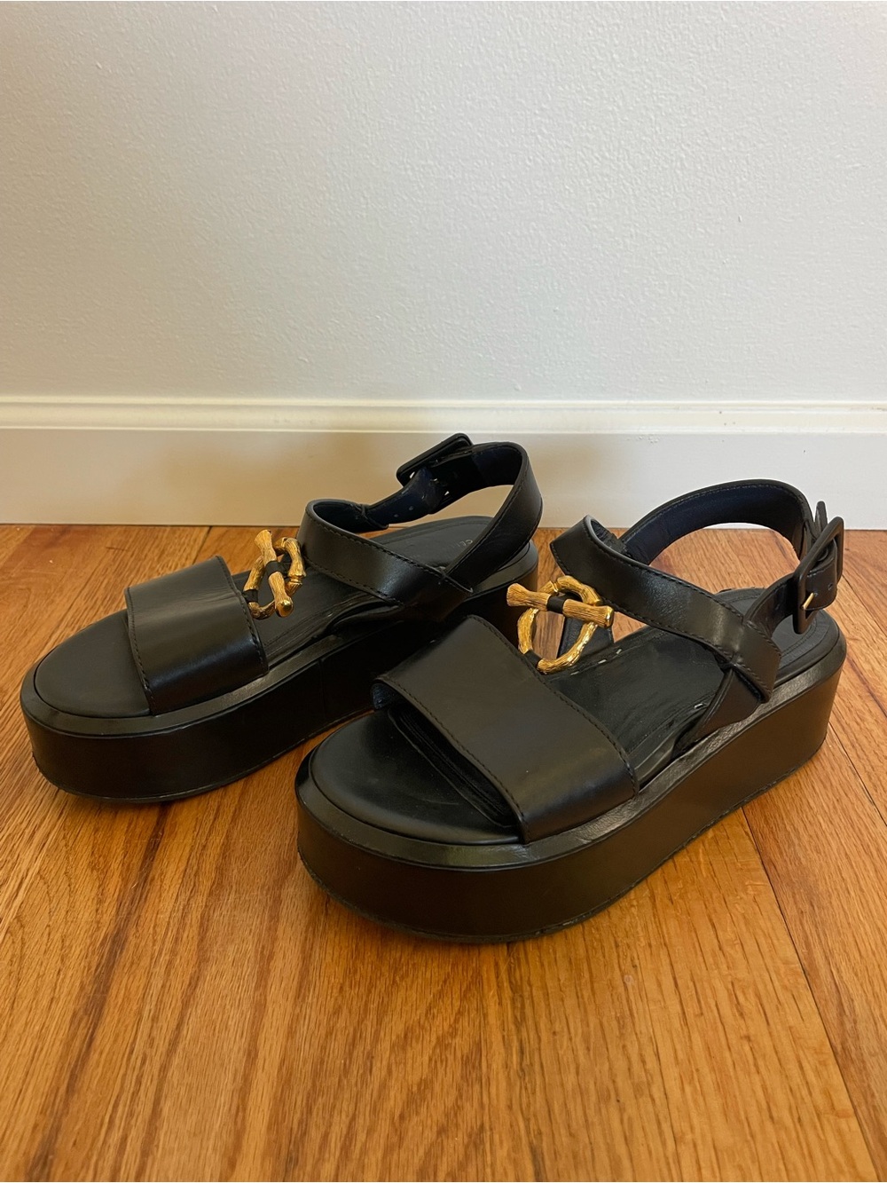 Celine Bejeweled Platform Sandals - Picture 2 of 7